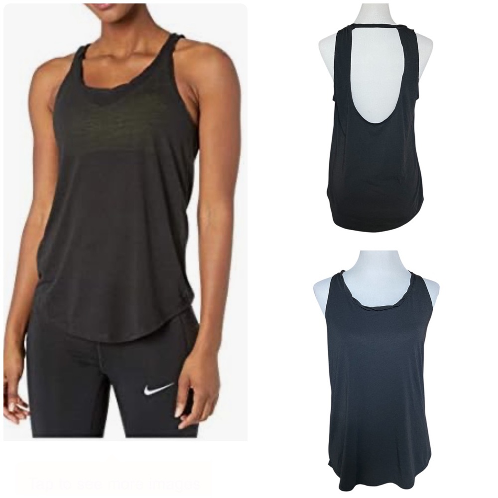 Nike Twist Training Dri-Fit tank keyhole back
